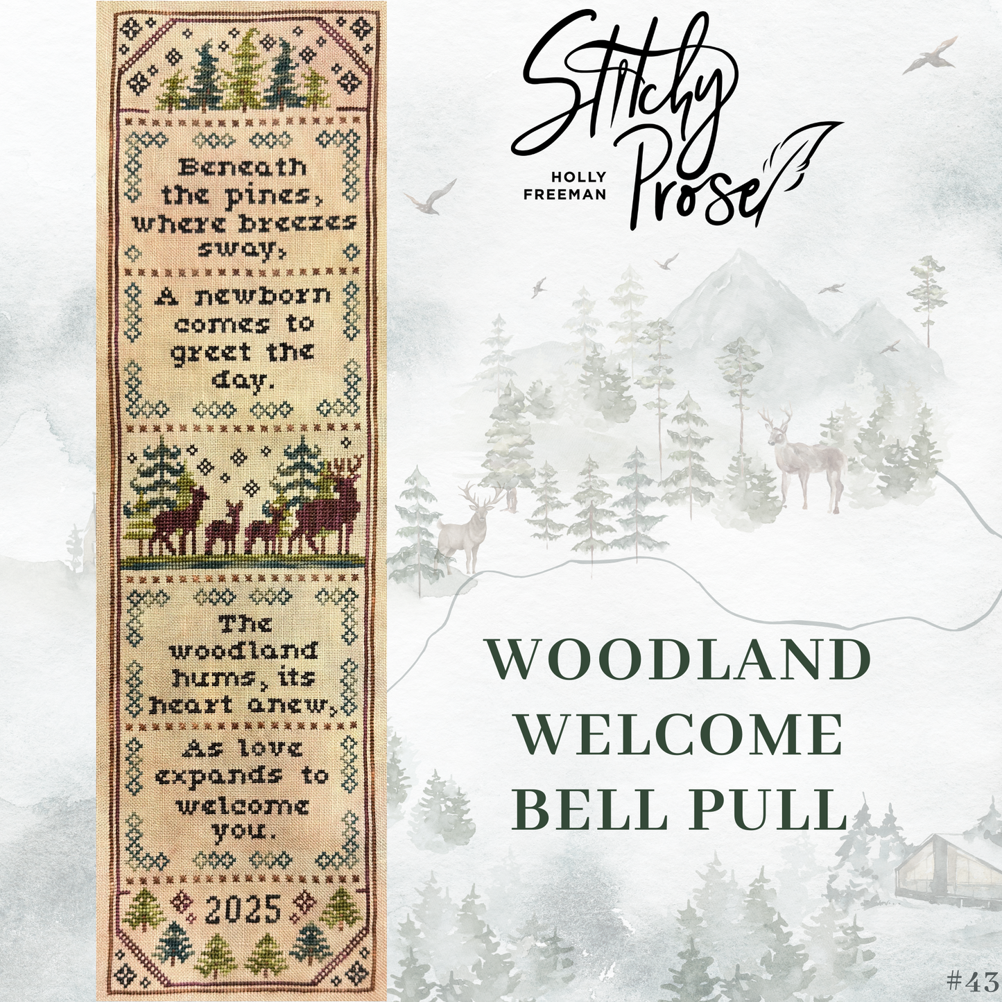 PREORDER Woodland Welcome Bell Pull