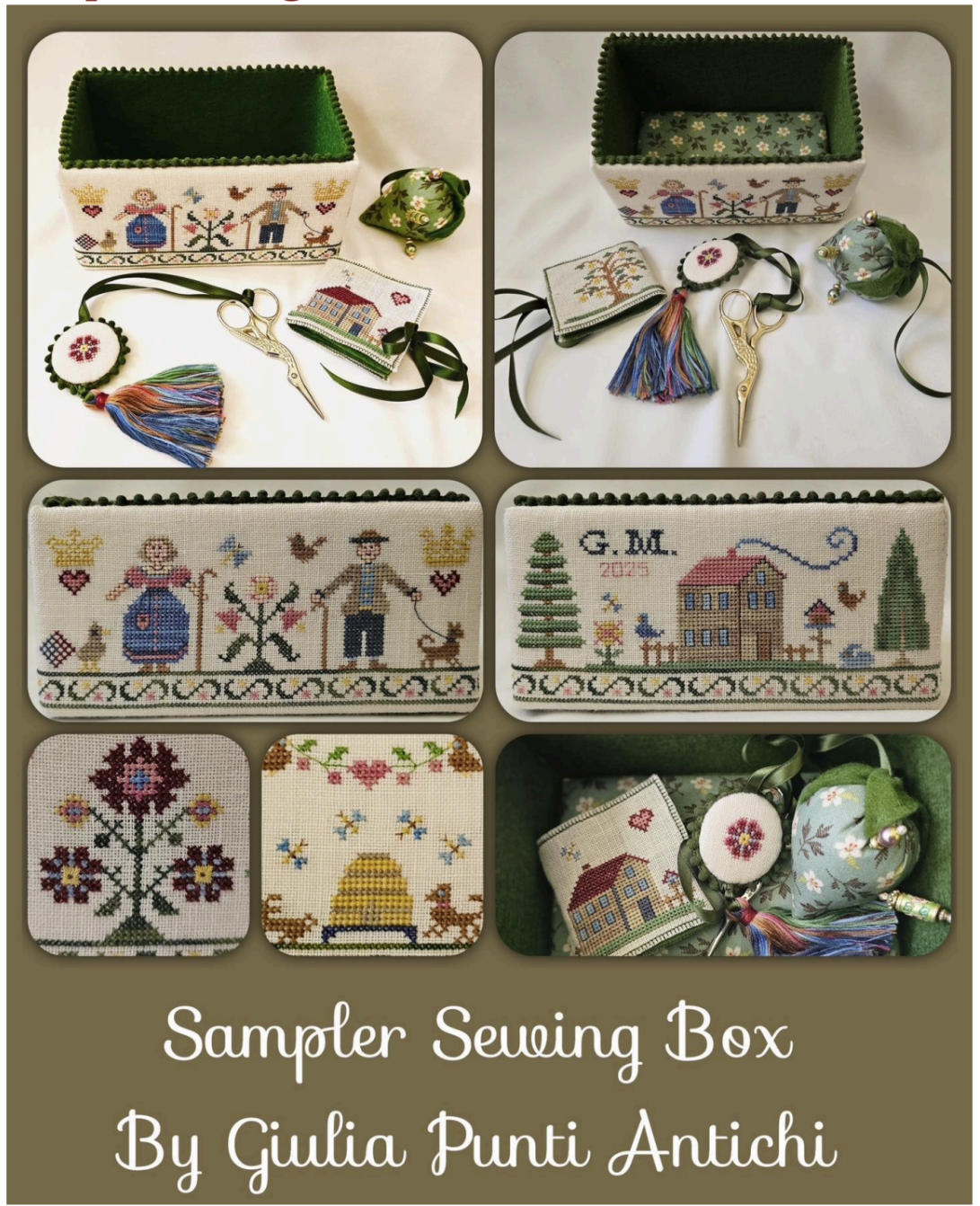 PREORDER Sampler Sewing Box