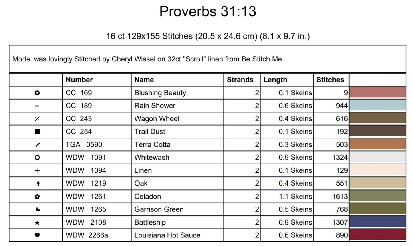 PREORDER Proverbs 31:13