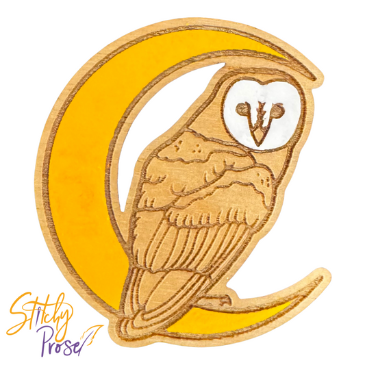 PREORDER Wooden Night Owl needle minder